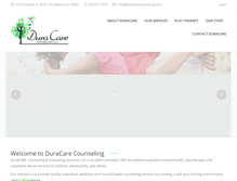 Tablet Screenshot of duracarecounseling.com